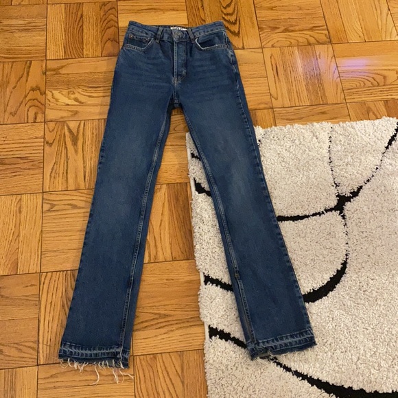 Free People Emmy Split Hem Bootcut Jeans - Picture 3 of 5